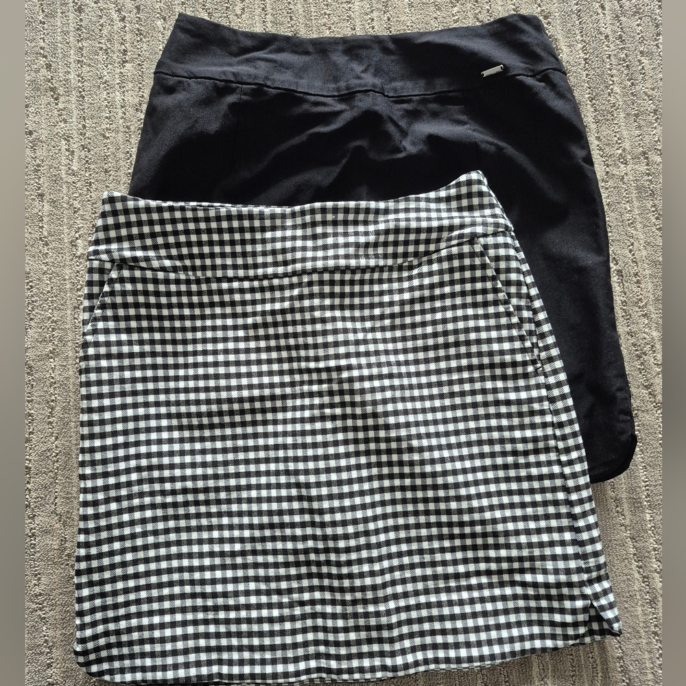 2/$5 SC&CO Women's Comfortable Stretch Double Wraparound Skort Bundle
